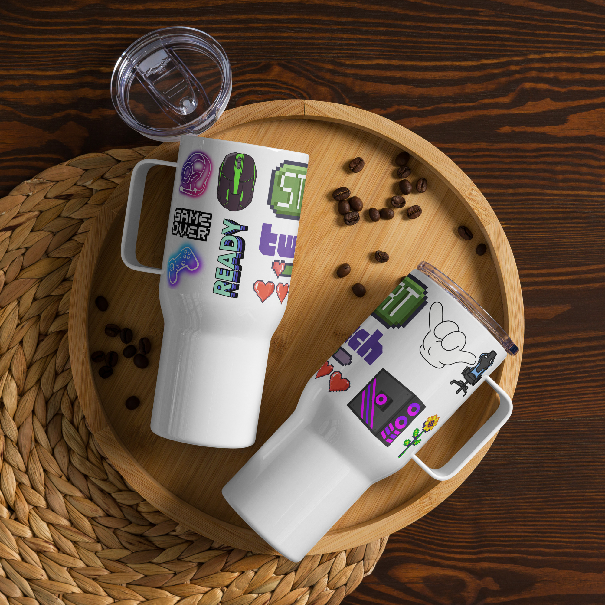 đ Mug "Gameuse" 740 et 1183 ml | Design Pastel, Isotherme & Addict Style â Image 2