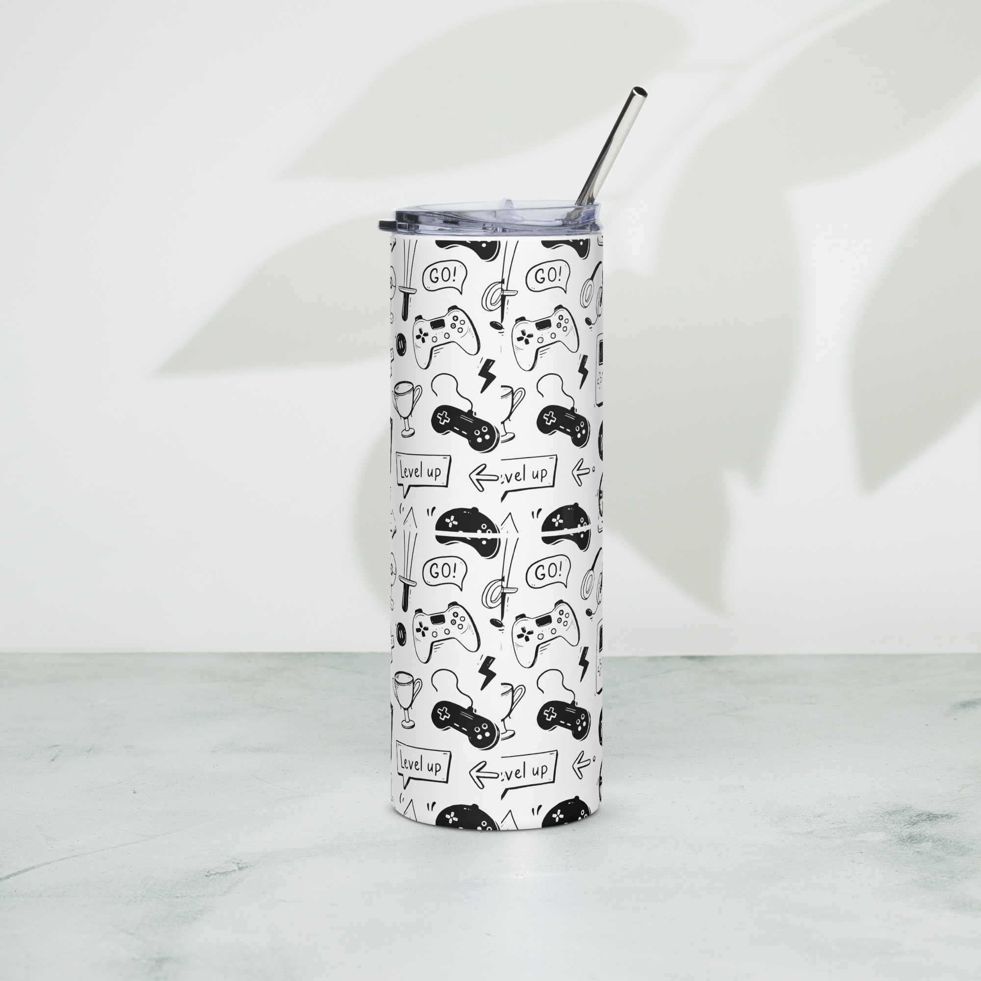 đ„ Gobelet "Gameuse Mono" 600 ml | Isotherme, Paille Inox & Style Unique â Image 4