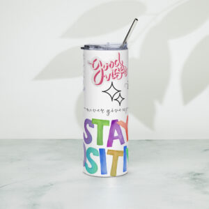 🔥 Gobelet "Inspi Fun" 600 ml | Isotherme, Paille Inox & Style Unique