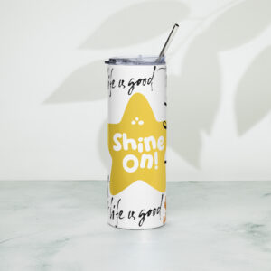 🔥 Gobelet "Inspi Shine" 600 ml | Isotherme, Paille Inox & Style Unique