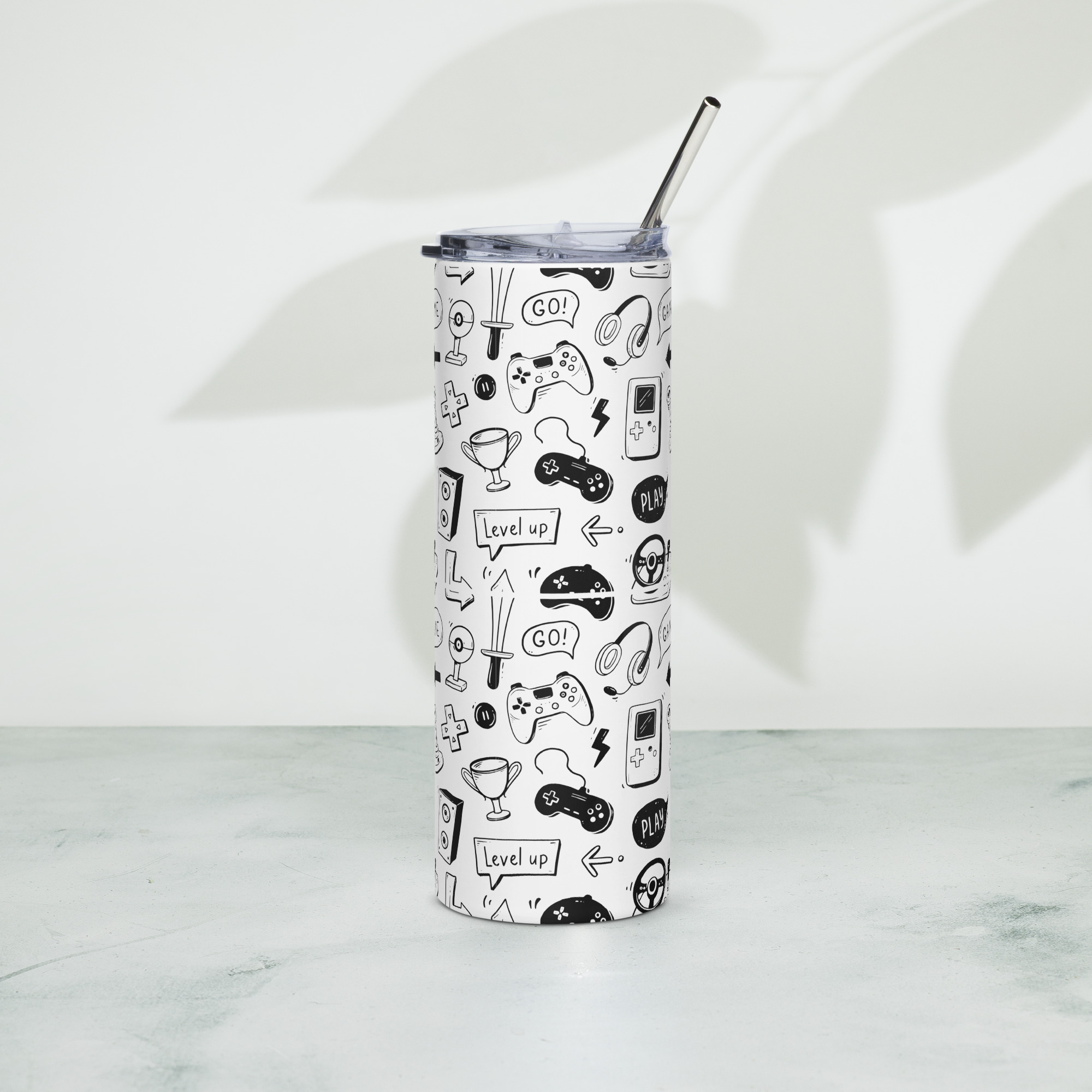 đ„ Gobelet "Gameuse Mono" 600 ml | Isotherme, Paille Inox & Style Unique