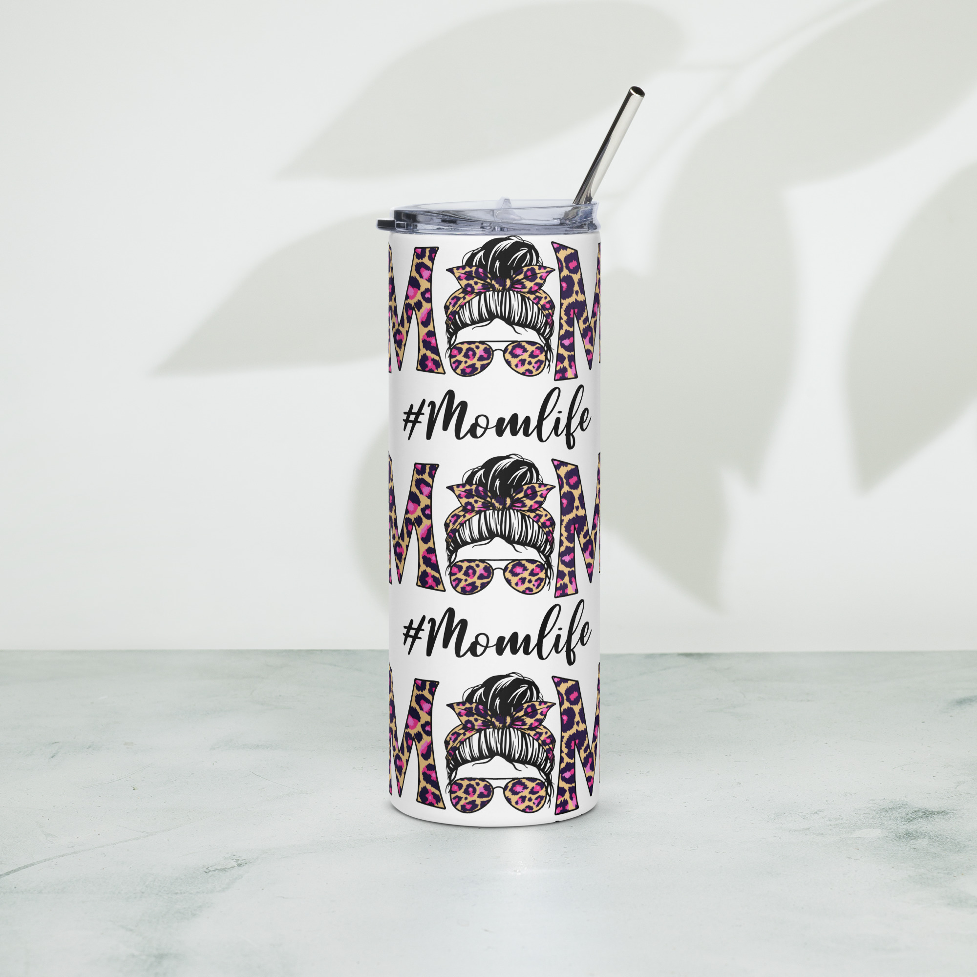 đ„ Gobelet "Mom Life" 600 ml | Isotherme, Paille Inox & Style Unique â Image 3