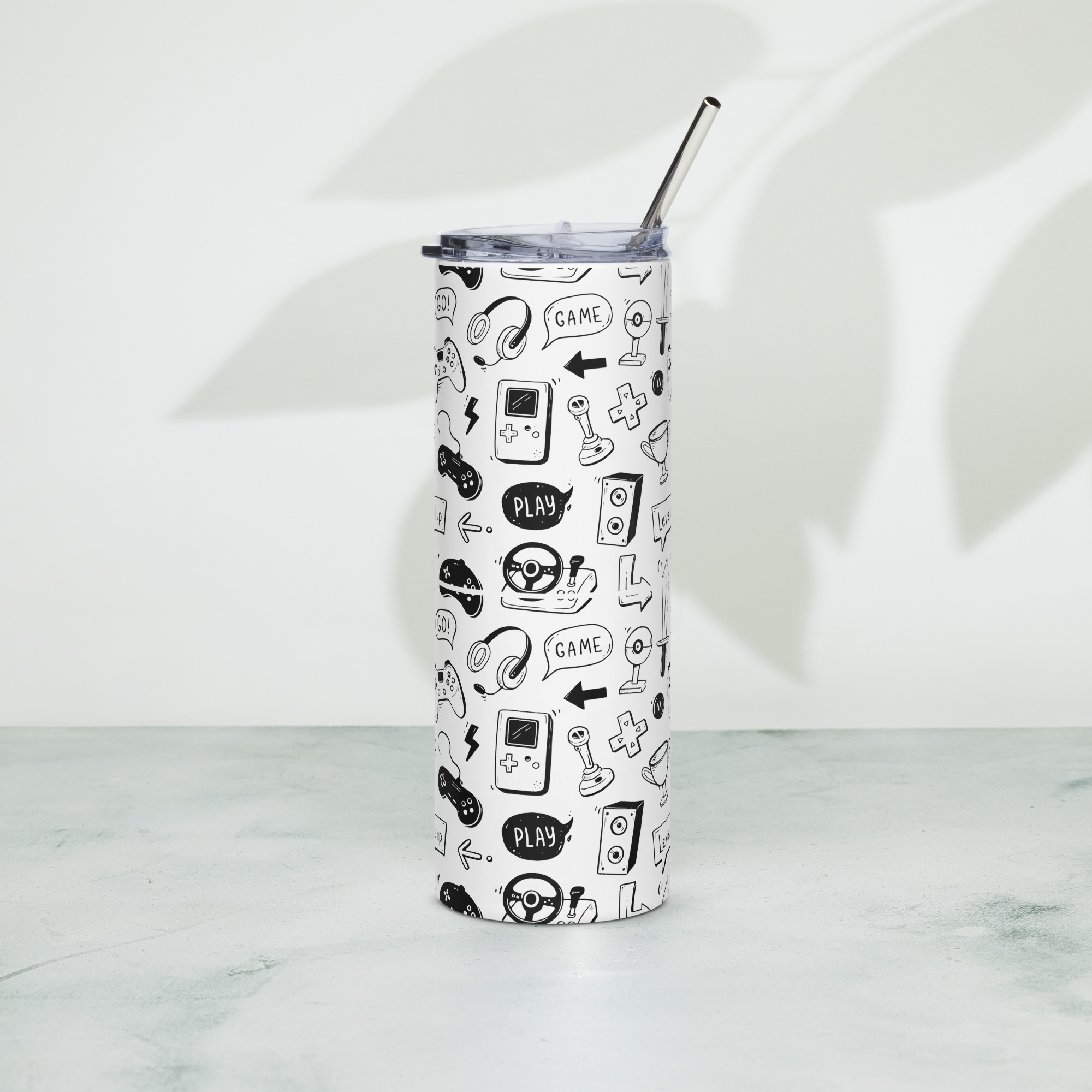 đ„ Gobelet "Gameuse Mono" 600 ml | Isotherme, Paille Inox & Style Unique â Image 3